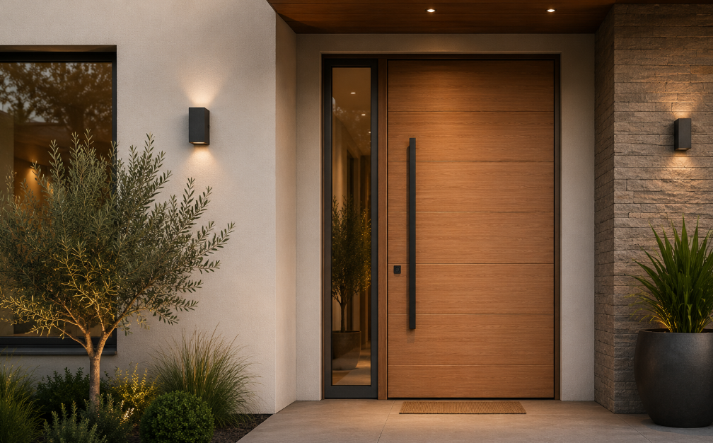 Porte en bois sur mesure par un menuisier à gemenos